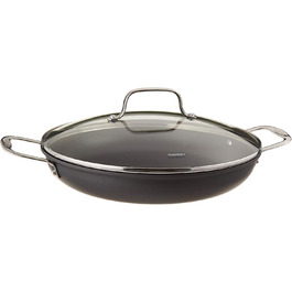 Cuisinart Chef's Classic Crepe Pan, 25.4 cm, Hard-Anodized, Black, 623-24 (Pan for everyday use)