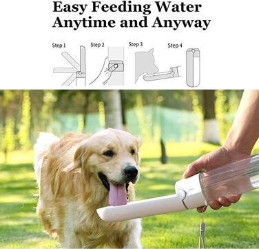 Складана пляшка для води для собак та котів, портативна, для прогулянок, подорожей та активного відпочинку