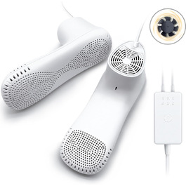 Ozon Shoe Dryer Electric Boot Dryer Shoe Warmer Boot Warmer - Ozone Deodorizer with Timer Function | No Noise | Strong Wire | EU Plug (Pm20(drying+deodorizing))
