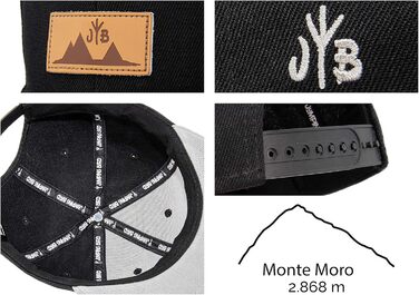 Кепка бейсболка Jumping Bird • Унісекс • Знімний козирок • Легка, регульована, чорно-сіра