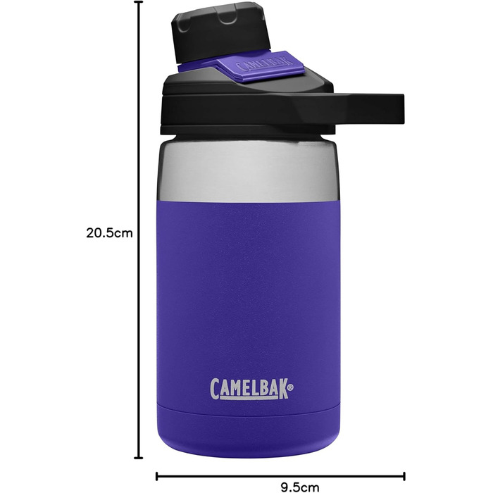 CamelBak Unisex - Adult Chute Mag Vacuum Stainless 12oz, Iris, Black, One Size