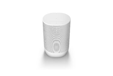 Sonos Move 2 – Портативна бездротова колонка з Wi-Fi, Bluetooth, Alexa, 24 год роботи, біла