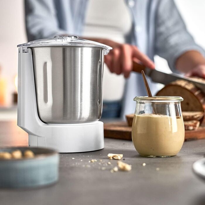 Springlane High-Performance Blender Hanno 2000W - 32,000 RPM, 4 Programs, Self-Cleaning, 2.5L BPA-Free Tritan Container, Stainless Steel & To-Go Bottle Included
