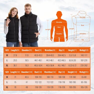 Електрична гріюча жилетка Avarmora для чоловіків та жінок, 13 зон нагріву, 3 температурні режими, флісова жилетка для активного відпочинку, катання на лижах, мотоциклі, риболовлі, чорний колір