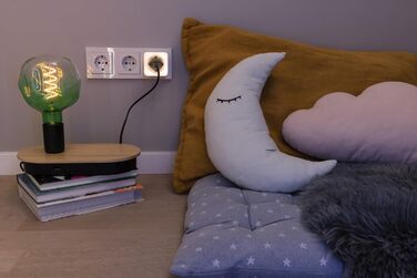 LEDVANCE Smart Plug: Трійник з USB, WiFi, захист від перенапруги та перевантаження, керування через додаток, Alexa, Google