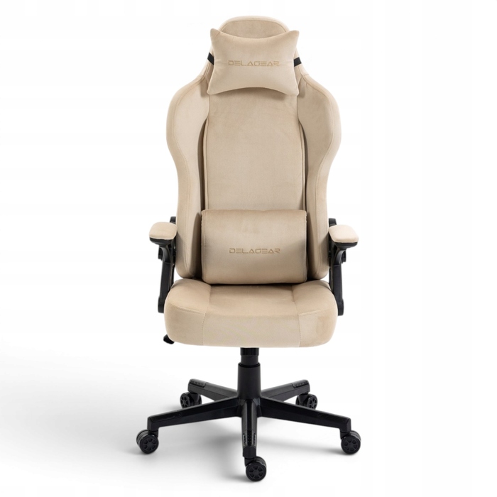 Ігрове крісло Delagear G 450, бежева тканина
