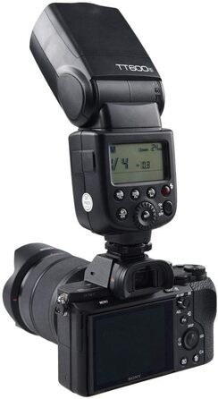 Спалах Godox TT600S 2.4 GHz з дистанційним керуванням для камер Sony A6000/A6300/A7/A7S/A7R/a7mii/a7sii/a7rii/a7smii, чорний