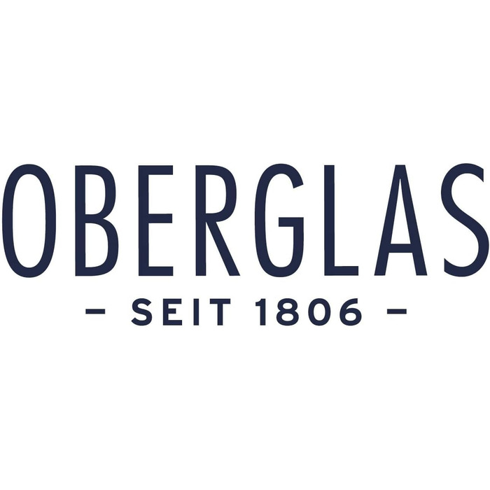 Пивний кухоль Oberglas Tübinger Augenkanne 500 мл, набір 6 шт, скло, з мірною позначкою, міцний, підходить для посудомийної машини