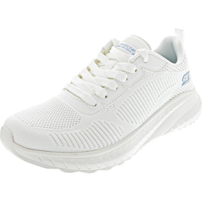 Жіночі кросівки Skechers Bobs Squad Chaos Face Off, білі, розмір 38.5 EU, Engineered Knit