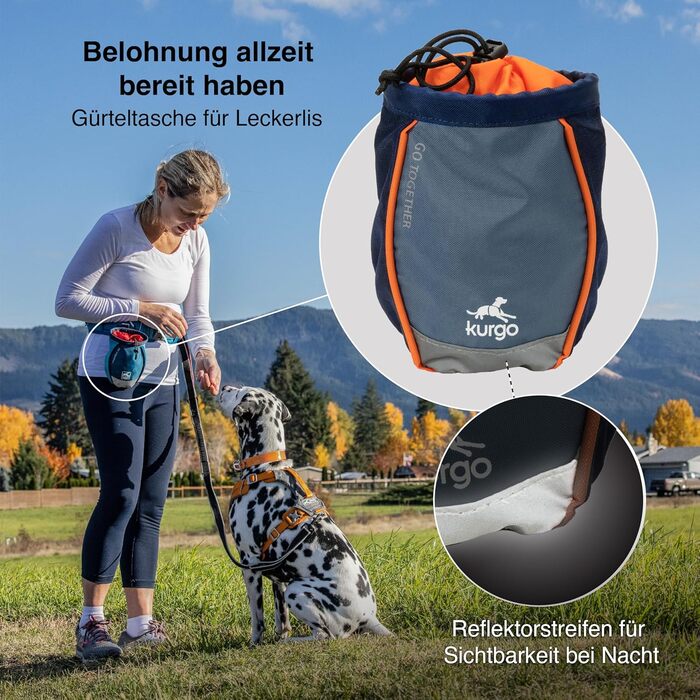 Kurgo Go Stuff-It Фуртушок для ласощів для собак, Navy, 11 см