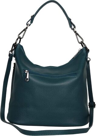 Сумка жіноча AmbraModa GLX09 шкіряна через плече (Petrol) - оригінал