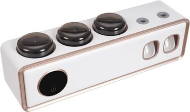 Тримач для зубних щіток з УФ-дезінфекцією, автоматичний диспенсер пасти, сенсорний екран (білий)