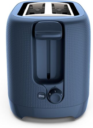 Tefal TT2M14 Morning Toaster | Two-Slot | Elegant Design | Bun Warmer | 7 Browning Levels | Extra-Wide Slots | Stop Function | Wanted Blue