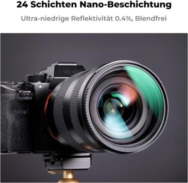 Фільтр UV K&F Concept D-Serie 82mm MCUV Pro Slim - Захист від ультрафіолету