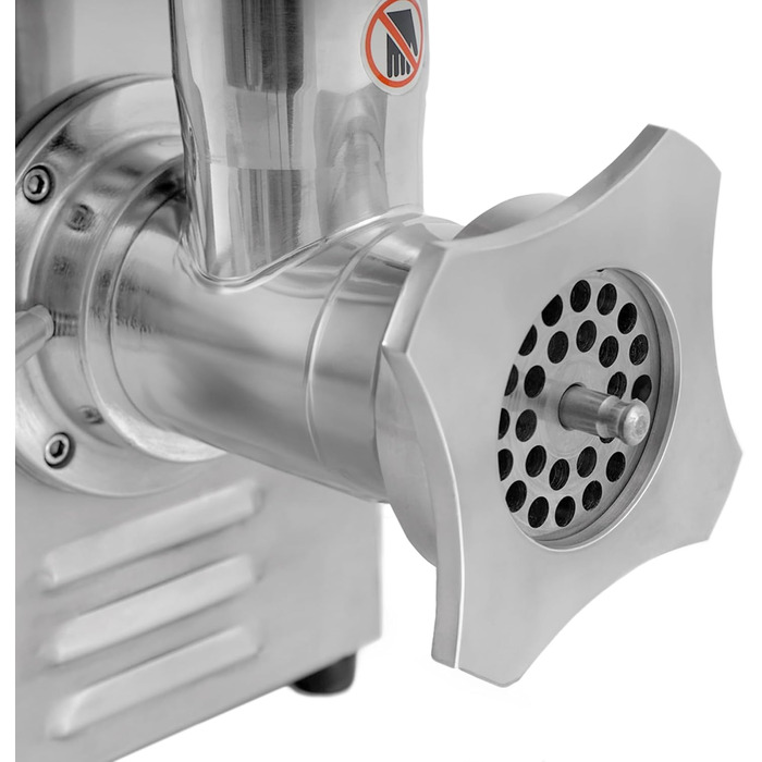 Professional Stainless Steel Electric Meat Grinder - 750W, 150kg/h | Sausage Maker with Filler | Commercial Grade Meat Grinder