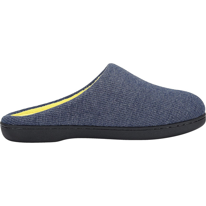 Тапочки зимові Mishansha унісекс, тепла підошва з memory foam, розмір 36-47, джинсова синь, жовтий, EU 44/45