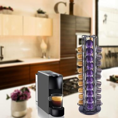 Організатор для капсул Dolce Gusto та Nespresso, шухляда на 20 капсул, чорний