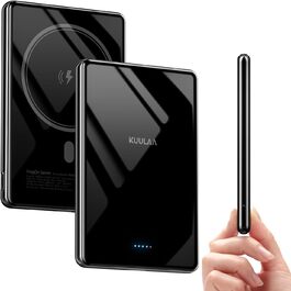 Power Bank Magsafe 5000mAh/10000mAh (Сірий/Чорний) - Бездротова зарядка, PD 20W, USB-C, Тонкий, для iPhone 16/15/14