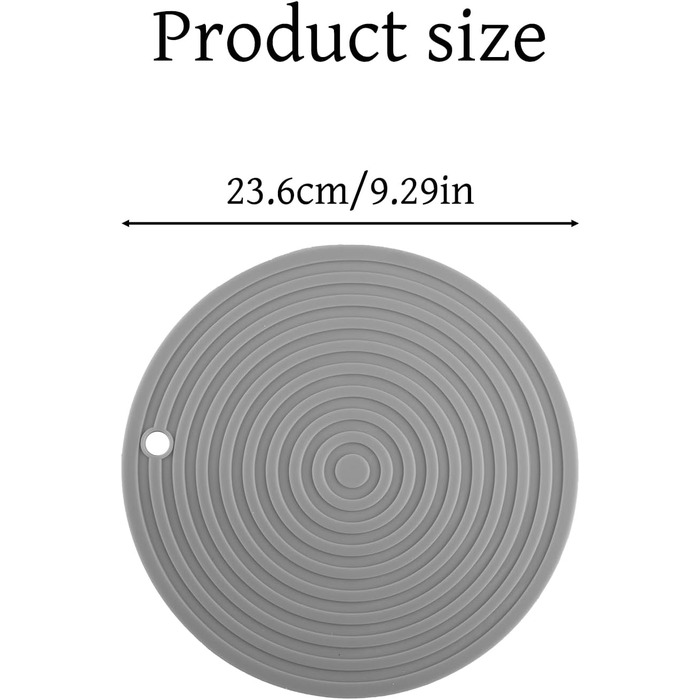 Килимок під годівницю для котів та собак Tabanzhe, силіконовий, неслизький, водонепроникний, сірий