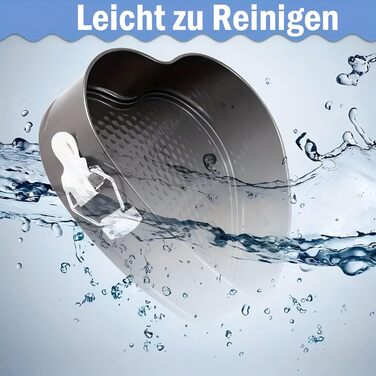 Набір для випічки Sadodo: форми для тортів, кексів, коржів (20/22/24/26 см) + кондитерський мішок з насадками. Антипригарне покриття, знімне дно