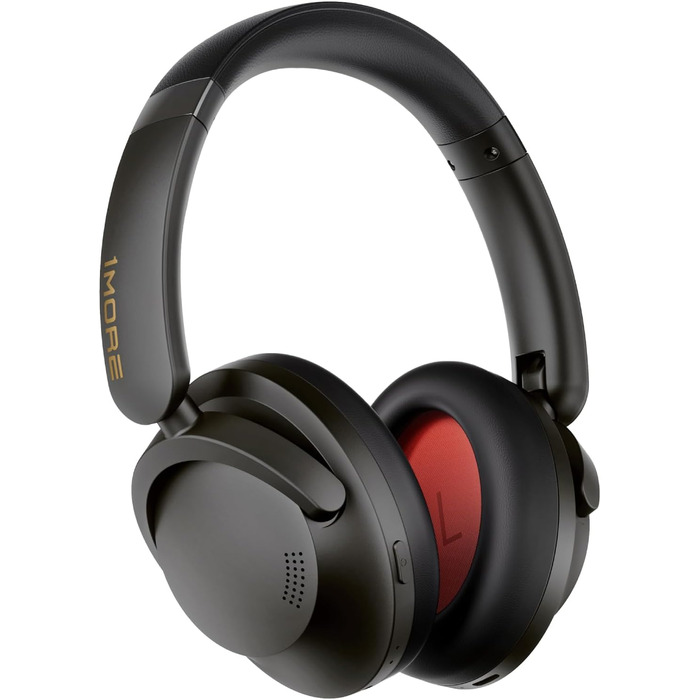 Навушники 1MORE SonoFlow з активним шумозаглушенням, Bluetooth, LDAC, 70 годин, Over-Ear (Чорний)