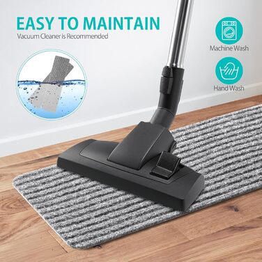 Килимок на сходи ToStair, 76x20 см (15 шт.), антиковзаючі, для дому, підходить для дітей, літніх людей та собак, сірий