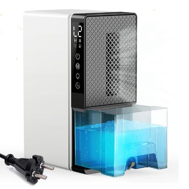 Електричний осушувач повітря 28dB, 2.3L, з фільтром, таймером, для дому та відпочинку