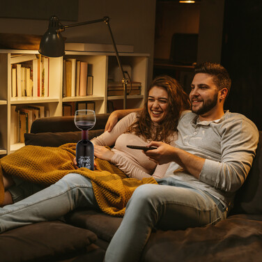 Скляна пляшка для вина Relaxdays, 750 мл