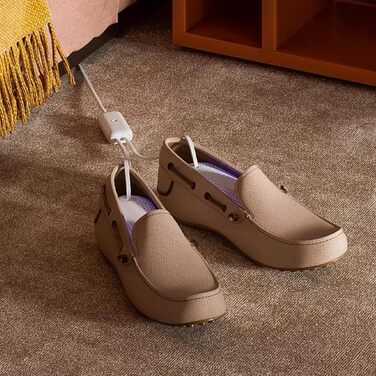 Електричний сушильник для взуття з висувною конструкцією (EU-штекер) - з антибактеріальною функцією, таймером 12/8/4 год, для футбольних чобіт/черевиків (спорт, відпочинок, дім)