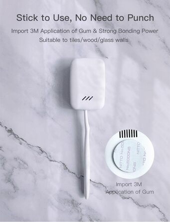 TKMARS Toothbrush Sterilizer with UV Light, Toothbrush Holder, Wall-Mounted, 99.9% Sterilization Rate, Dryable, Suitable for Travel and Family Use