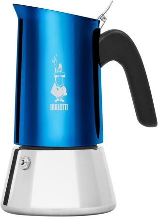 Еспресо-машина Bialetti Venus Induction - італійська якість, нержавіюча сталь, 4 чашки, срібляста