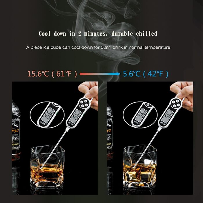 24 камінці для віскі з нержавіючої сталі, багаторазові, набір - Whiskysteine, камінці для віскі, охолоджувачі для вина (24 шт.)