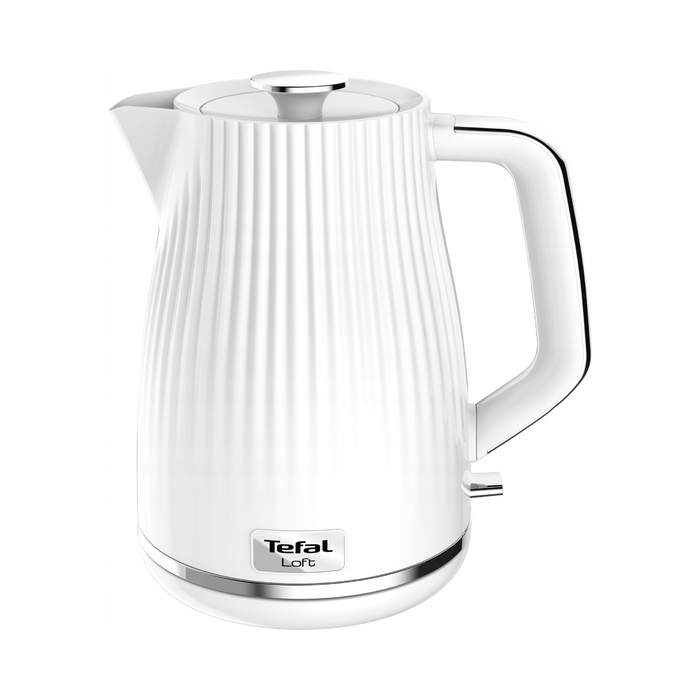 Електричний чайник TEFAL Loft 2400 Вт, білий KO250130