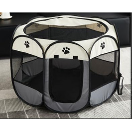 Складаний вольєр для цуценят та котів, вольєр для собак у квартиру, 73 x 73 x 43 см