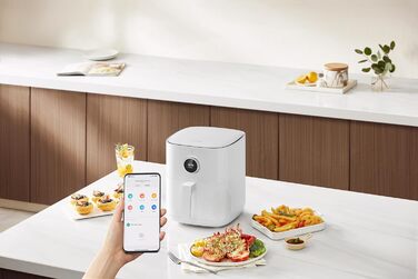 Фритюрниця Xiaomi Smart Air Fryer 4.5 л, біла, розумна, електрична