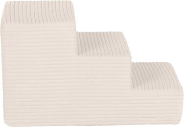 Сходинка для собак Velinda з 3 ступенями, також підходить для котів. Допомагає тваринам легко підніматися. Матеріал: піна, колір: кремовий (Cord)