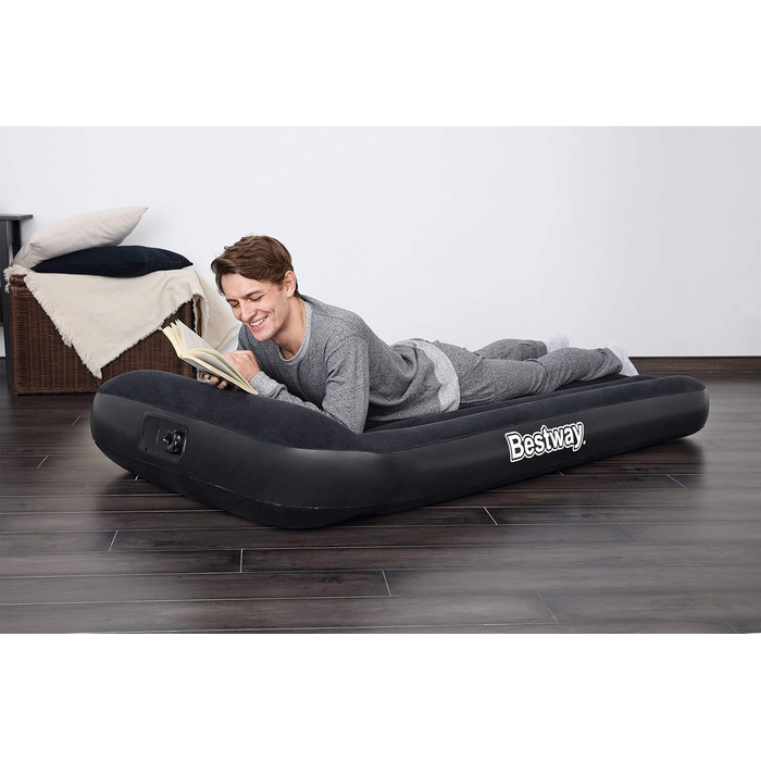 Надувний матрац Bestway Aeroluxe з вбудованим електронасосом, Queensize 203x152x46 см