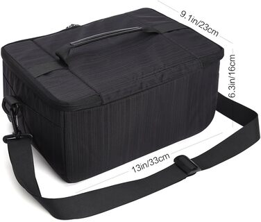 Сумка для камери Koolertron, чорна, для DSLR, водонепроникна, з регульованим ременем, з м'якою підкладкою, ударостійка