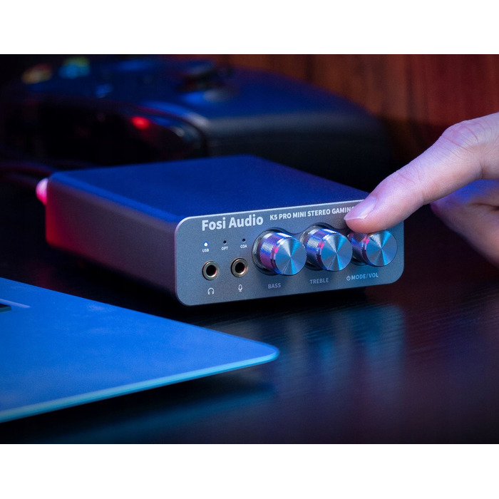 Підсилювач для навушників Fosi Audio K5 Pro, чорний