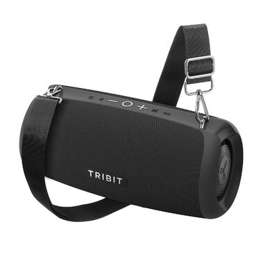 Tribit StormBox Lava: Портативна Bluetooth колонка 80 Вт, чорна. Водонепроникна (IP67), 24 год, Bluetooth 5.4, EQ, Bass Boost, TWS для вечірок, пляжу, кемпінгу