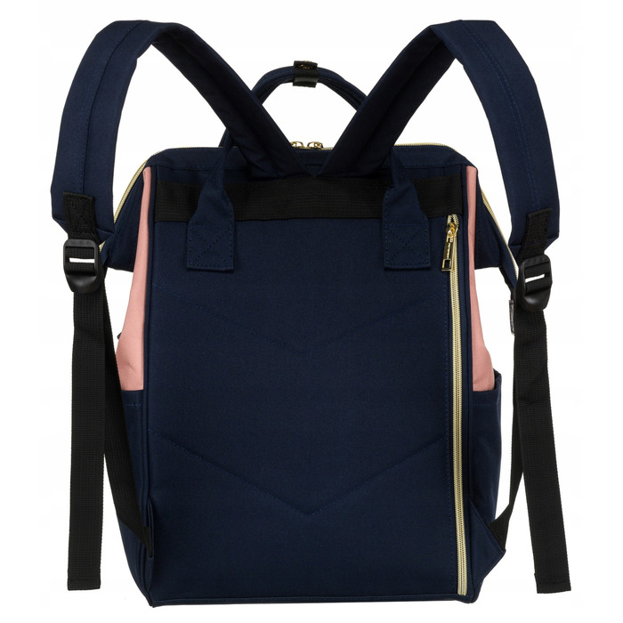 Міський рюкзак Peterson PTN ALFA NAVY+PINK, рожевий