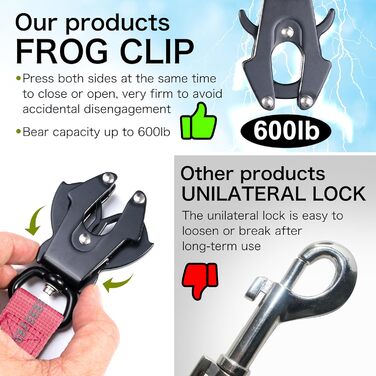 Міцна тактична повідка для собак з карабіном швидкого закриття та світловідбиваючими нитками, 1,2-1,8 м, Power-Stretch, для середніх та великих собак, рожевий та чорний