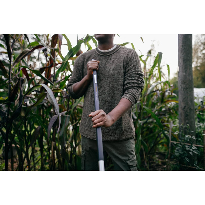 Fiskars Jäter, Length: 167.5 cm, Width: 13.5 cm, Black/Orange, Stainless Steel/Plastic, Xact, 1027042