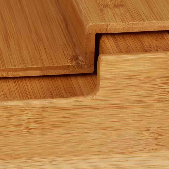 Relaxdays Bamboo Spice Rack, Extendable, 3 Tiers