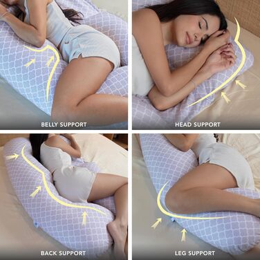 Подушка для вагітних PharMeDoc Arabeske - смугаста