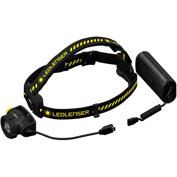 Налобний ліхтар Ledlenser H15R Work, 2500 люмен, IP67, акумуляторний, LED, з фокусуванням, магнітна зарядка, для каски, високий CRI