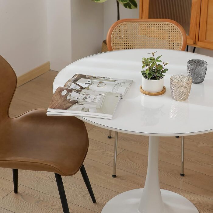 Round Table Cover Tablecloth 2mm Thickness Dia.120cm Round Table Cover Wipeable Transparent Table Cover Tablecloth Kitchen Dining Room Wood Furniture Protective Cover