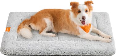 Підстилка для собак та котів Feandrea, 60 x 45 см, сіра, машинне прання, антиковзаюча