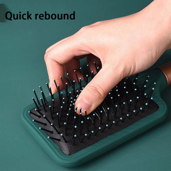 Набір гребінців для волосся 4 шт: масажна овальна, кругла, з повітряною подушкою, для розчісування, без статики. Підходить для жінок та чоловіків