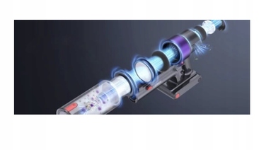 Вертикальний пилосос Laresar V8 (Elite 8), червоний